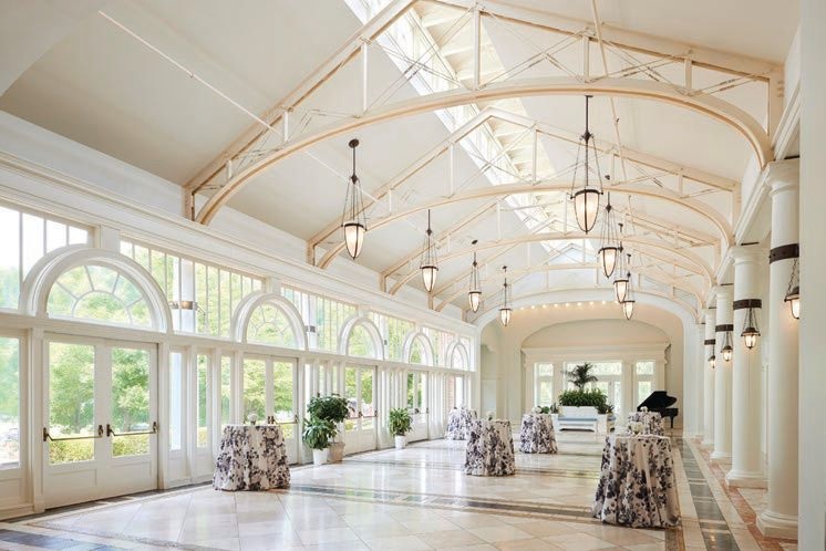 The grand ballroom at Omni Homestead is part of a $150 million renovation unveiled this month. PHOTO COURTESY OF BRANDS