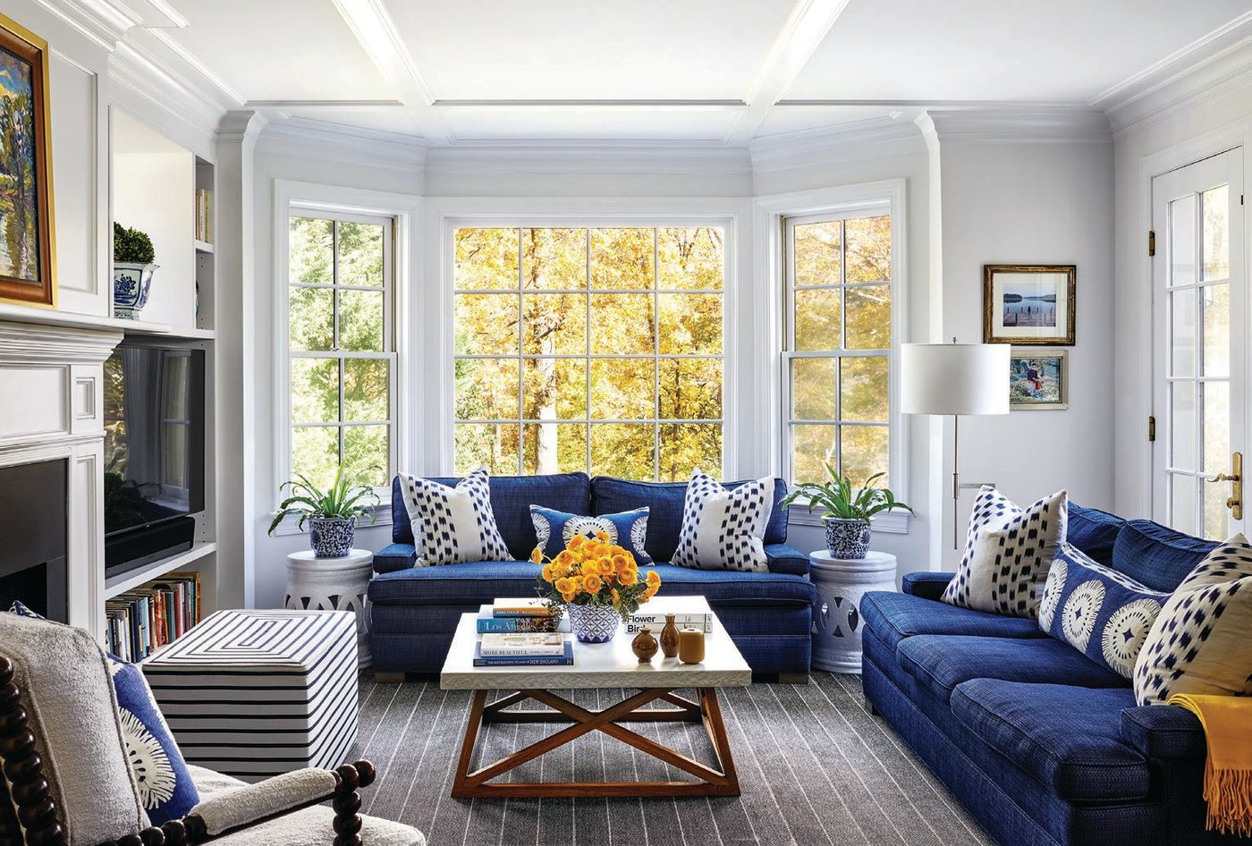 Designer Liz Levin created sunny, fresh spaces. PHOTOGRAPHED BY STACY ZARIN GOLDBERG