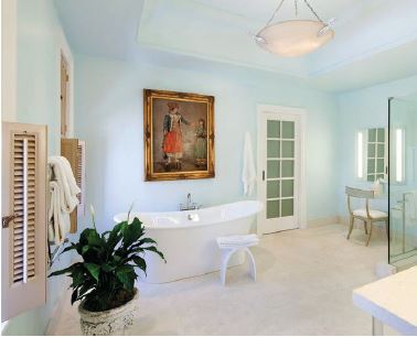 The Ivy’s luxe bathrooms include deep soaking tubs and heated limestone floors. PHOTO COURTESY OF THE IVY