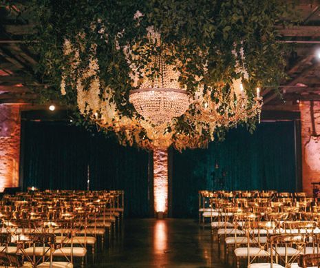 The Mill Dye House was transformed into an elegant, moody space PHOTO BY ELI TURNER