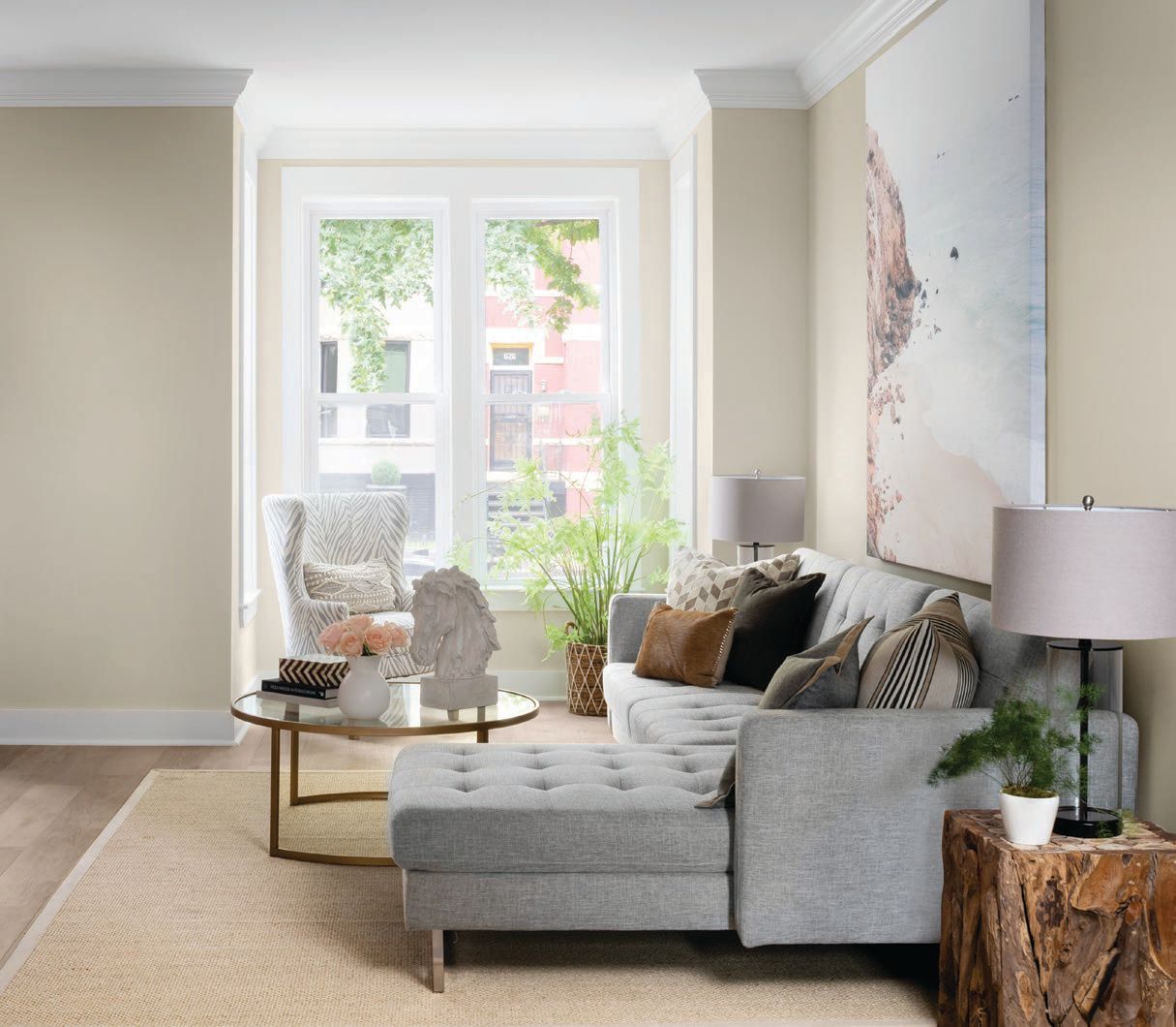 The team from Dogwood Interiors gutted this historic rowhouse and knocked down walls to create a more open floor plan PHOTOGRAPHED BY ROBERT RADIFERA