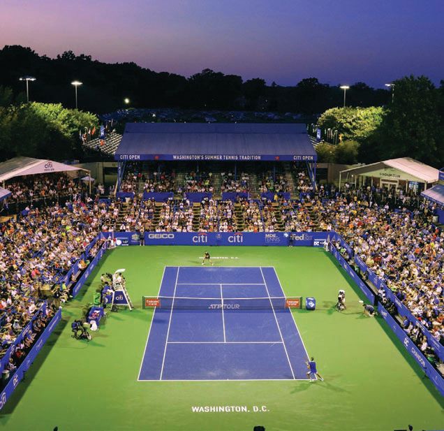 The Citi Open thrills from July 30-Aug. 7 PHOTO COURTESY OF BRANDS