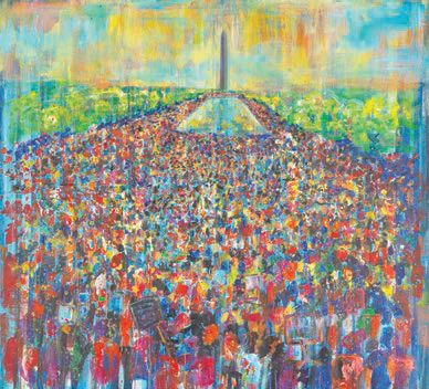 Maggie O’Neill, “March on Washington”  PHOTO COURTESY OF THE ARTISTS