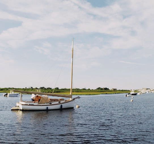 While Nantucket is only 14 miles long and 3 ½ miles wide, the sights and attractions are endless—including afternoon and evening sails PHOTO: BY ANDREW WOLFF
